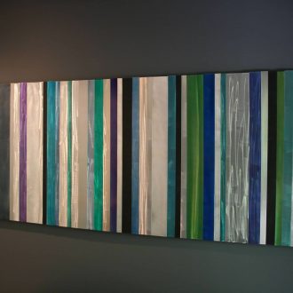 Cool Striations - our artisan Fine Metal Art