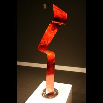 Lazy Red - our artisan Fine Metal Art