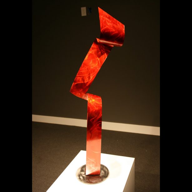 Lazy Red - our artisan Fine Metal Art