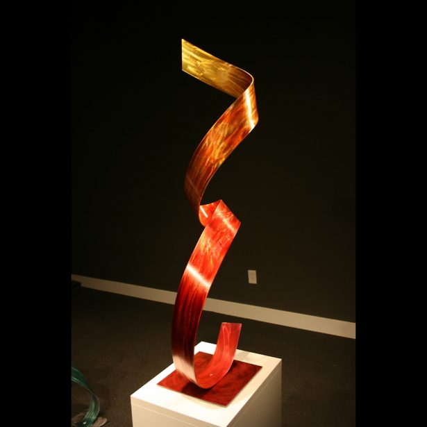 Tres Flame - our artisan Fine Metal Art