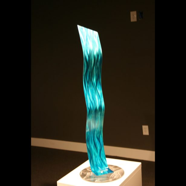 Turquoise Slide - our artisan Fine Metal Art