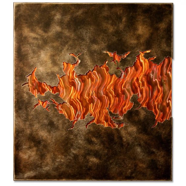 Fire Within V3 - our artisan Fine Metal Art