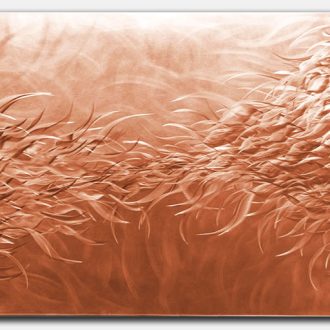 Electric Fields v1 Copper - our artisan Fine Metal Art